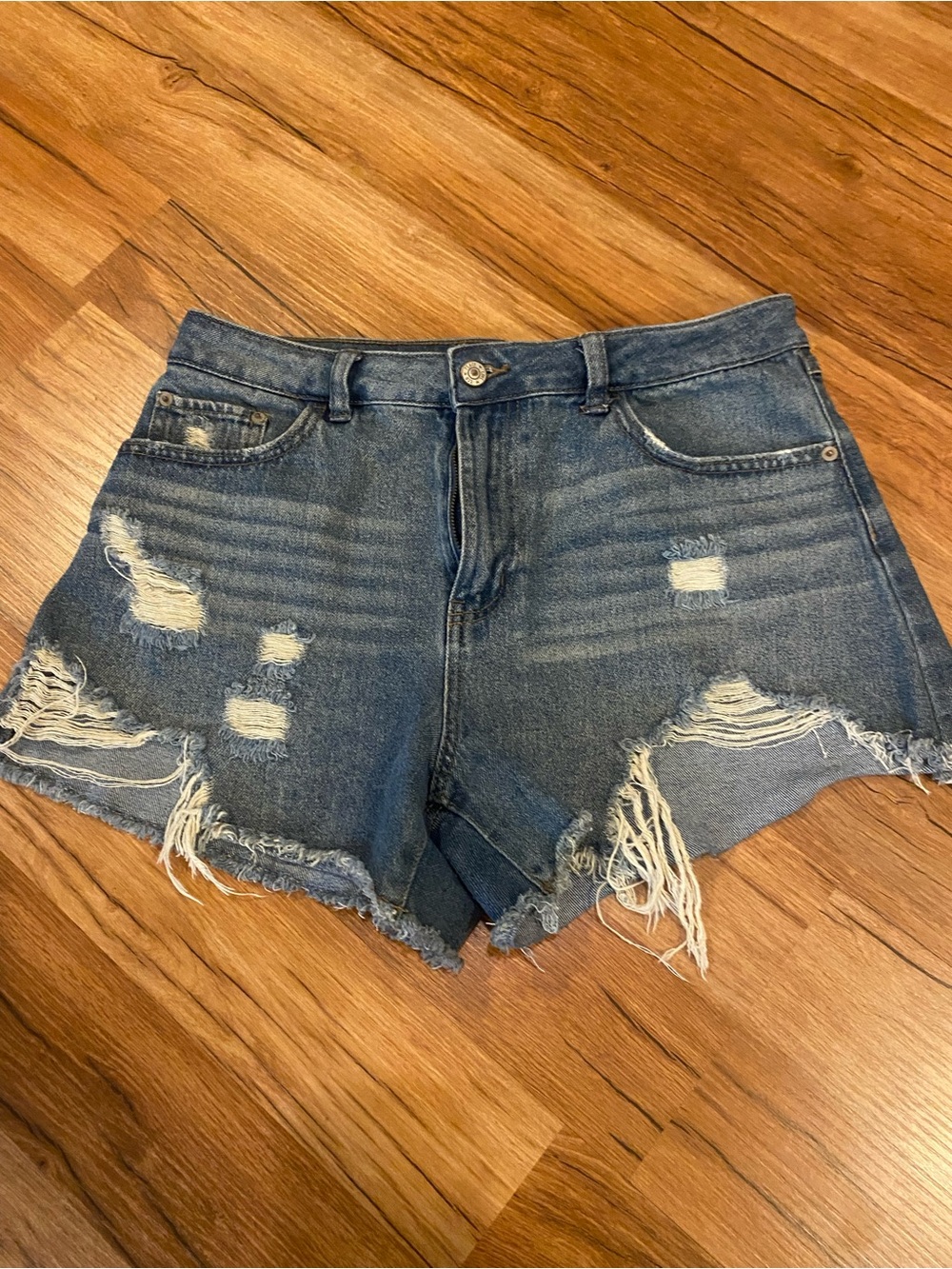 Rewash denim jean shorts distressed 11/30